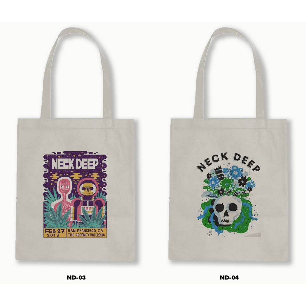 TOTE BAG RESLETING - NECK DEEP