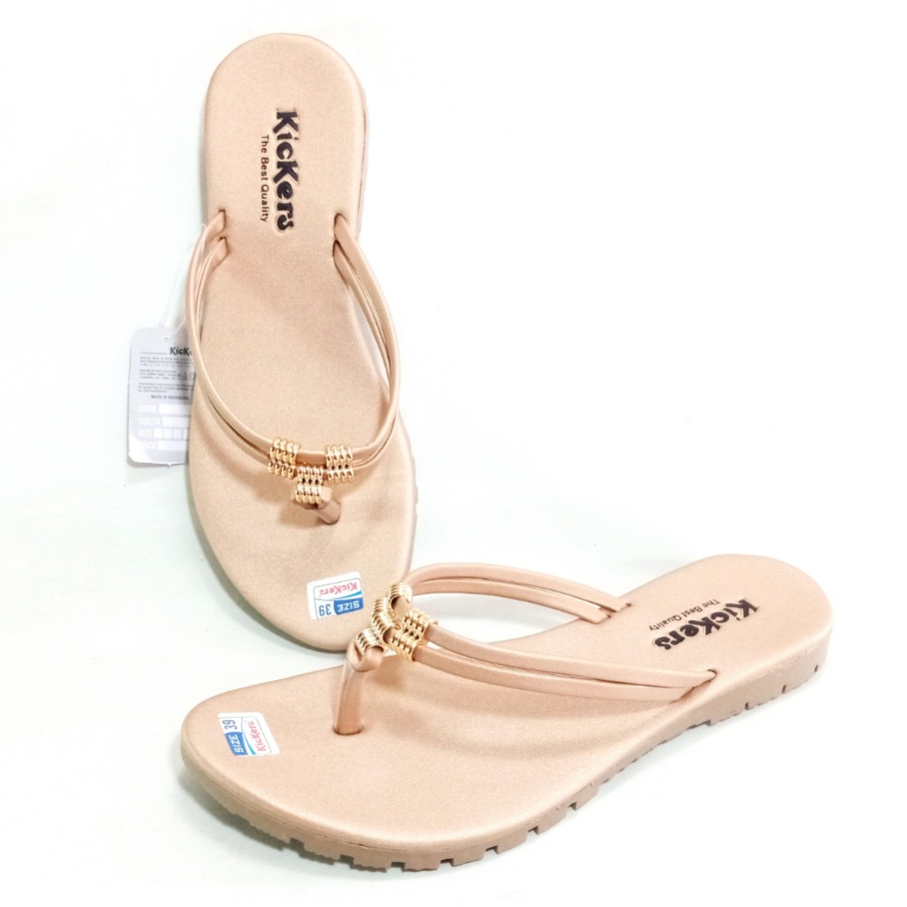 Kickers SLD 03 Sandal Jepit Flat Wanita Size 37-40