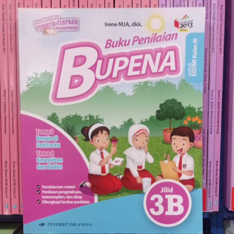 Jual Buku Paket Bupena Kls 3B Penerbit Elanggga Pengarang Irene MJA ...