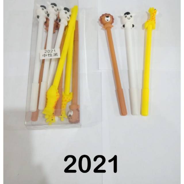 

Pen gel hewan campur 12 pcs