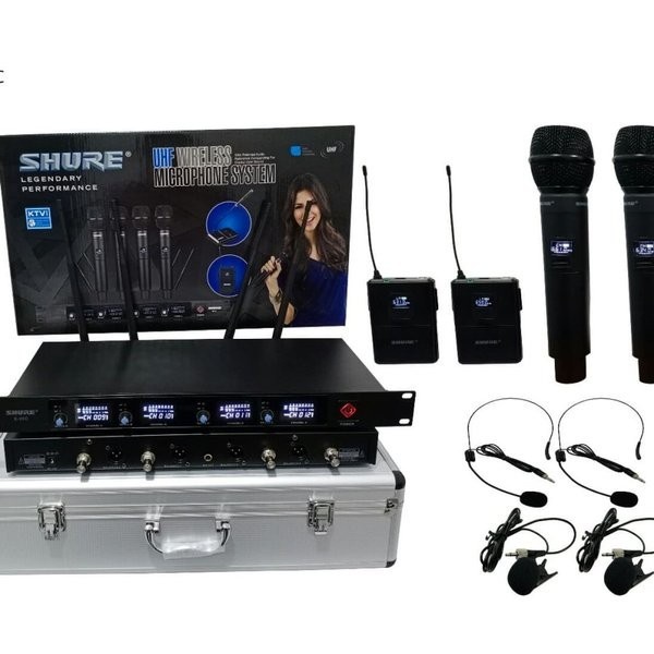 Microphone Wireless SHURE X1 HC - 4 Mic PPHH KOPER handle headset