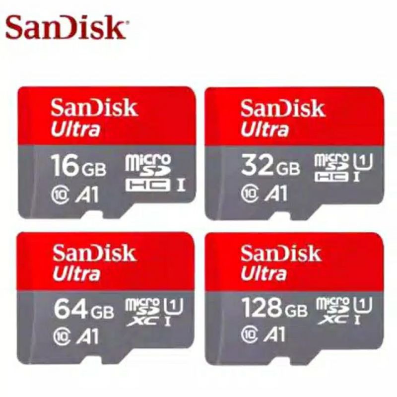 MICRO SD TERMURAH ORIGINAL SANDISK 16GB 32GB 128GB 256GB 512GB MEMORI HP