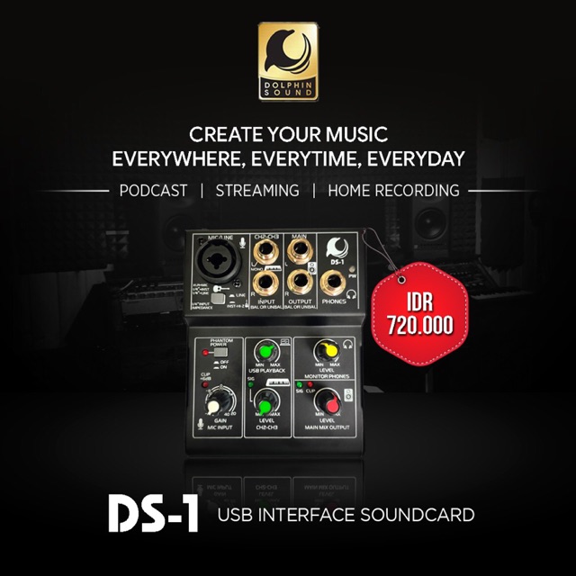Dolphin ISK Sound Card DS-1