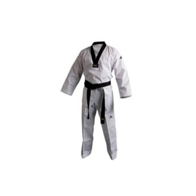 Dobok Taekwondo Adidas Adistar Kerah Hitam