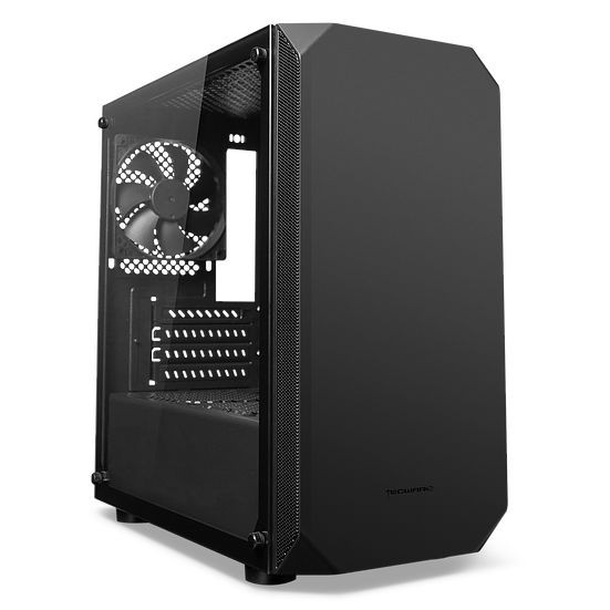 Tecware NOVA M BLACK - Tempered Glass MATX Gaming Case