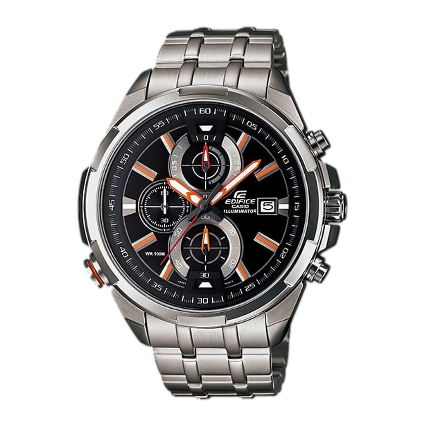 Casio EDIFICE EFR-536D-1A4VDF - Jam Tangan Pria - Silver