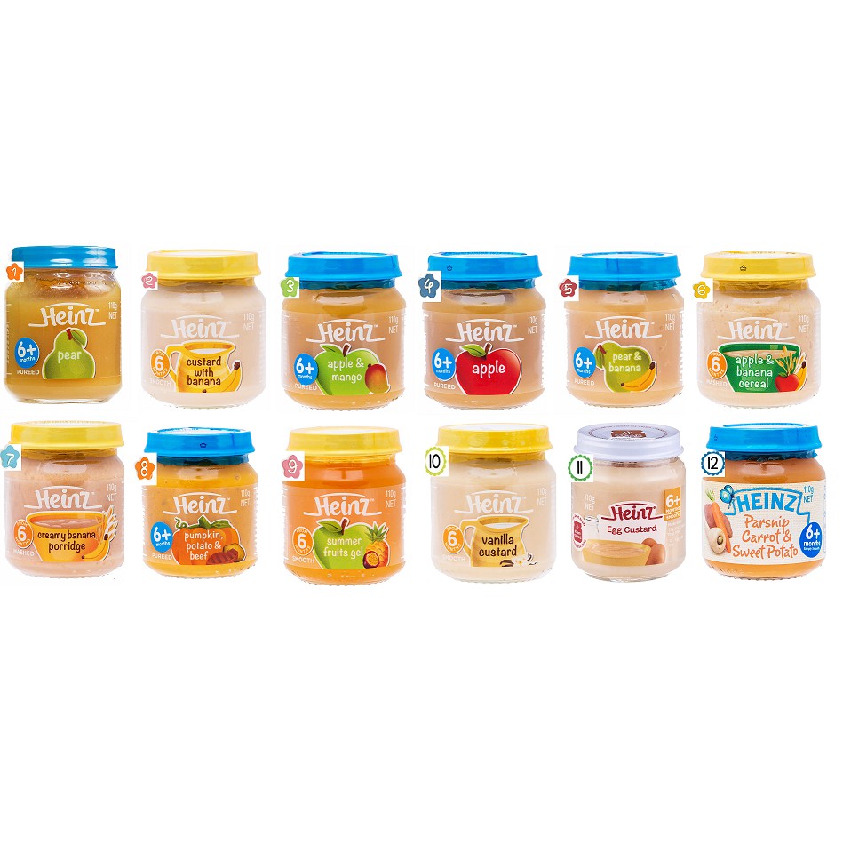 heinz baby food 6 months