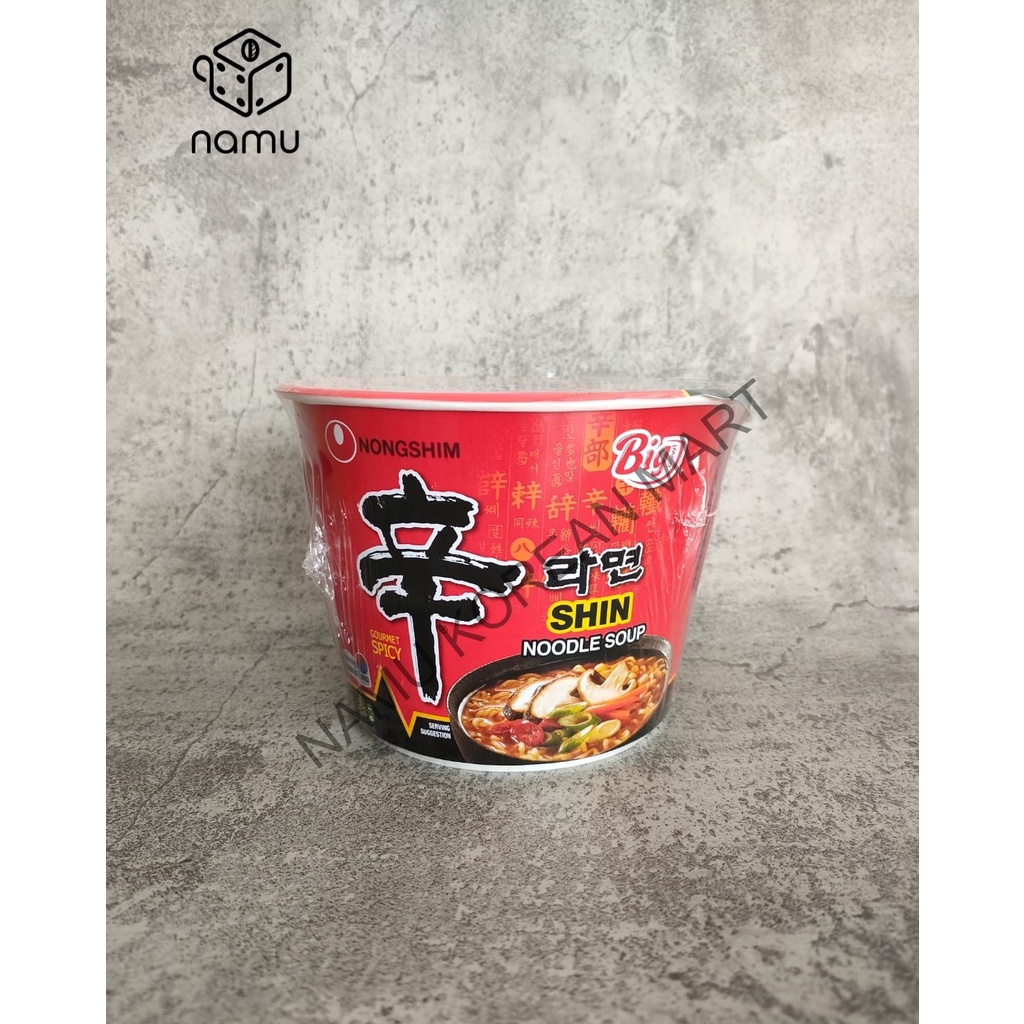 

Big Bowl Shin Noodle Soup 114g / Mie Korea / Noodles