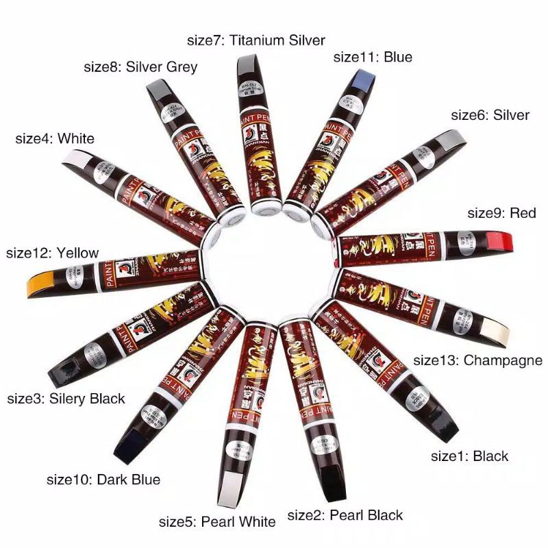 Spidol Baret Mobil Auto Pen Paint Spidol Warna Cat Mobil Motor Penghilang Lecet Baret Noda Goresan Fix Pro Cat Anti Baret kendaraan Permanen