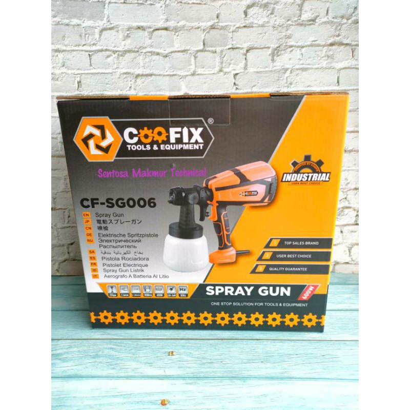 COOFIX SG006 Spray Gun Spraygun Listrik Semprotan Cat Angin Tembaga