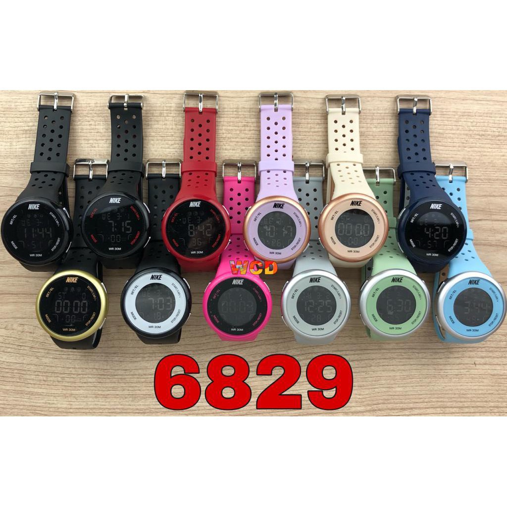 Jam tangan unisex/pria/wanita NIKE type NK-61660QL DIGITAL BULAT