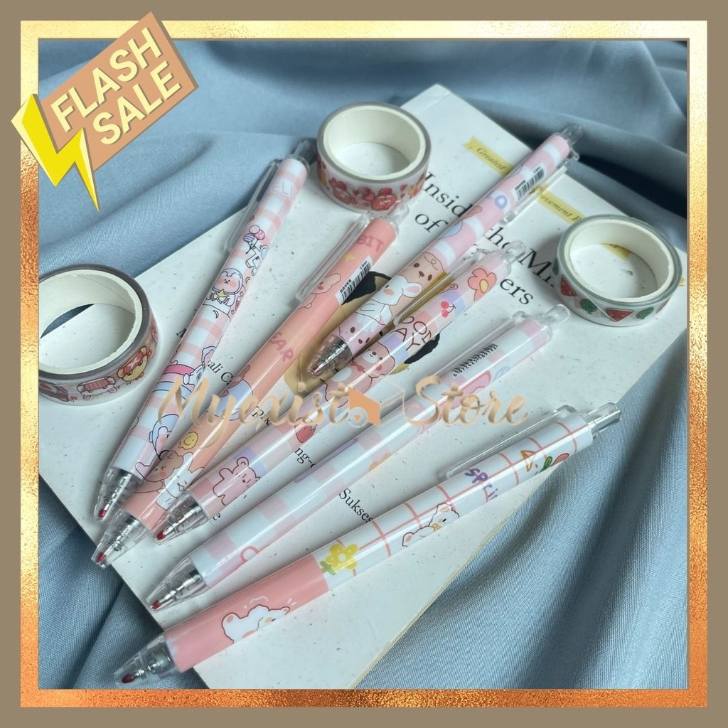 

pulpen cetek beruang baby teddy bear IVN657