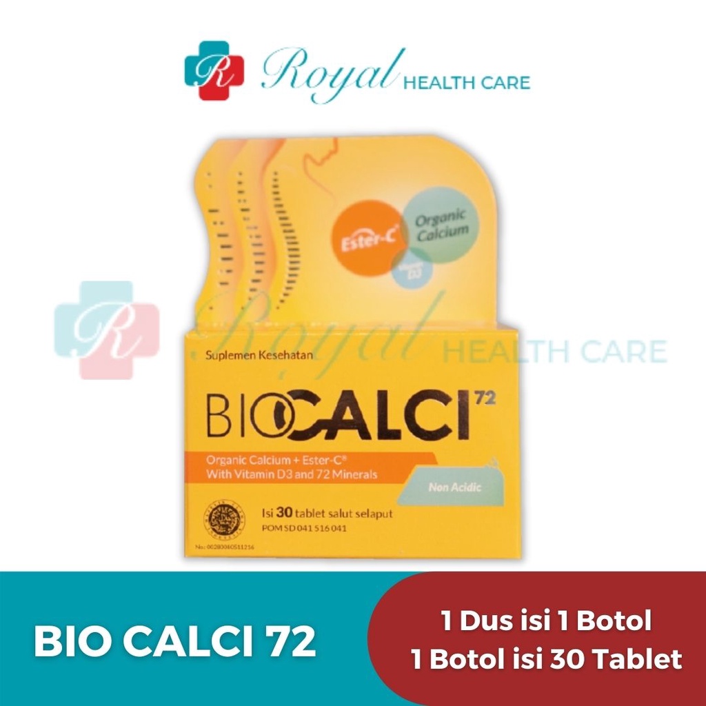 BioCalci 72 - 30 TABLET UNTUK MEMELIHARA KESEHATAN TULANG