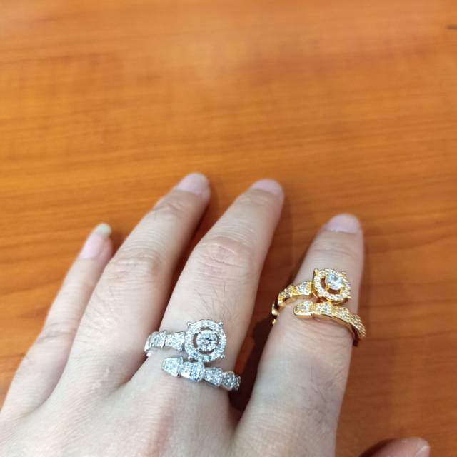 Cincin zircon replika berlian 006654