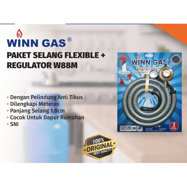 Selang Paket Regulator WinnGas W88M