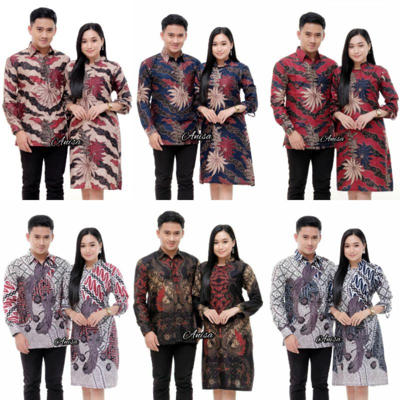 Harga Pabrik Batik Couple.set Kemeja & Tunik.set Batik Kantoran.batik Kondangan 0LAomp5iBq1Yo3