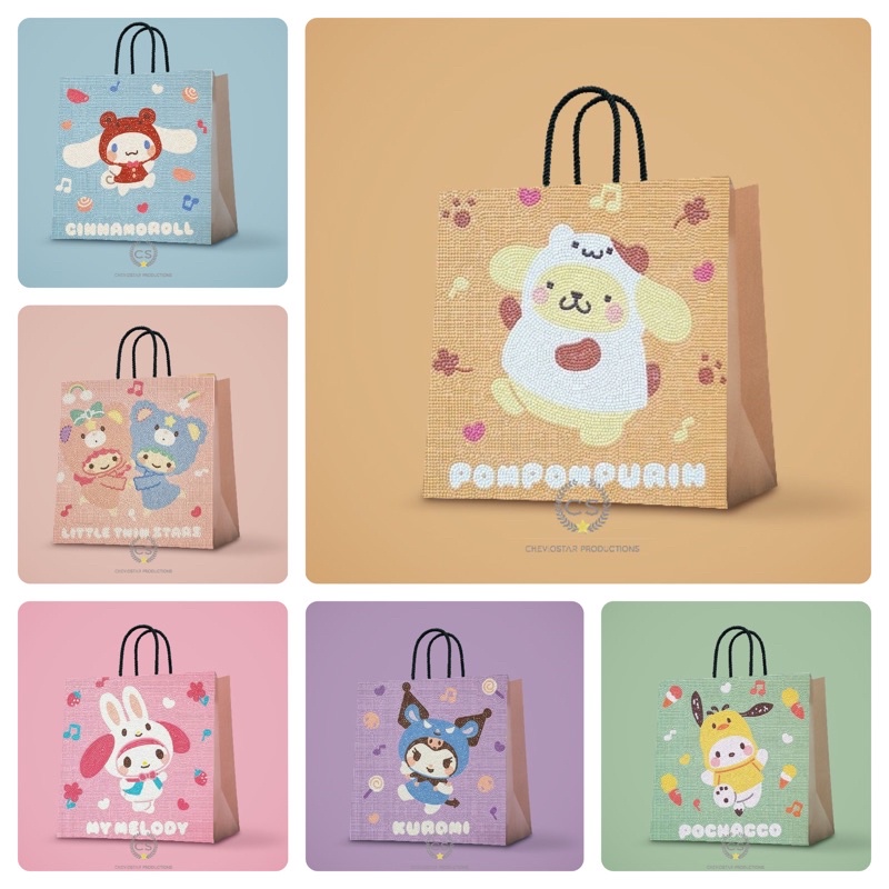 

Paperbag Sanrio Goodie bag Tas kado tas kertas Hampers Shopping bag Souvenir birthday