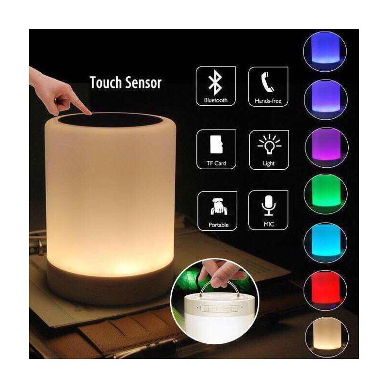 Smart Music Lampu Tocscreen / Speaker Blutooth Smart Music Light Led Tidur