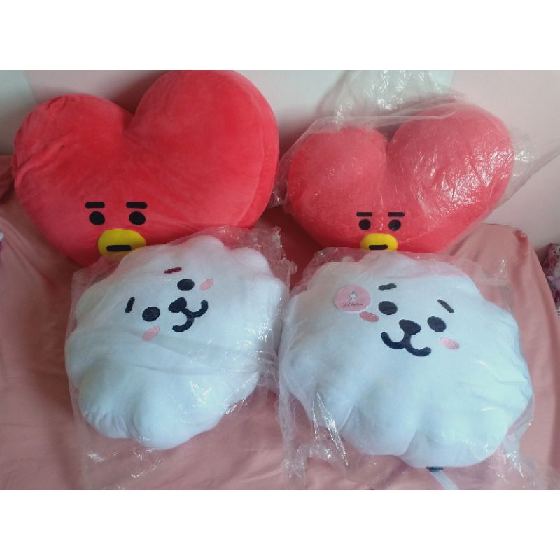 Official BT21 Doll RJ , TATA, Cooky, SHooky Cushion