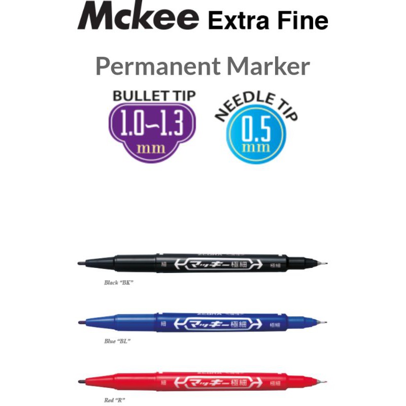 

Zebra Hi-McKee Marker Extra Fineliner