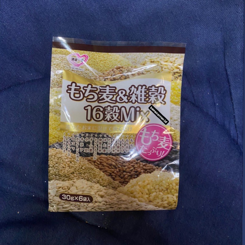 Nihon Mixed 16 Grains Witb Glutinous Barley / Makanan berserat tinggi / Beras Serat Tinggi