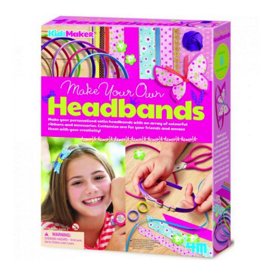 4M Kid Maker Make Your Own Headbands Kreasi Membuat Bando Kidmaker