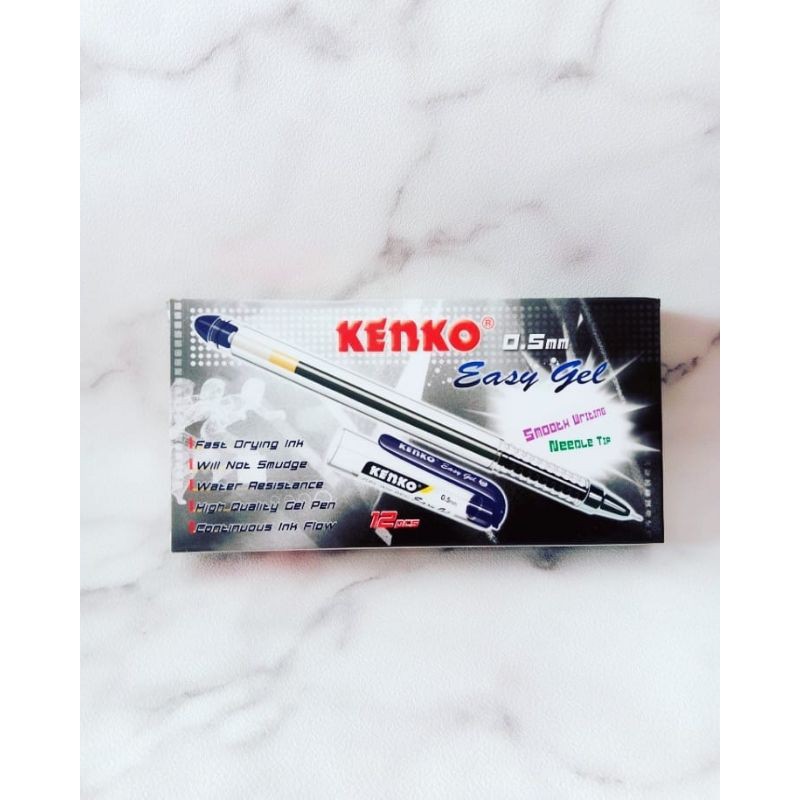 

Pena Kenko/Kenko pen 1 pcs, Pulpen Hitam Kenko, Anti Macet 0,5 mm