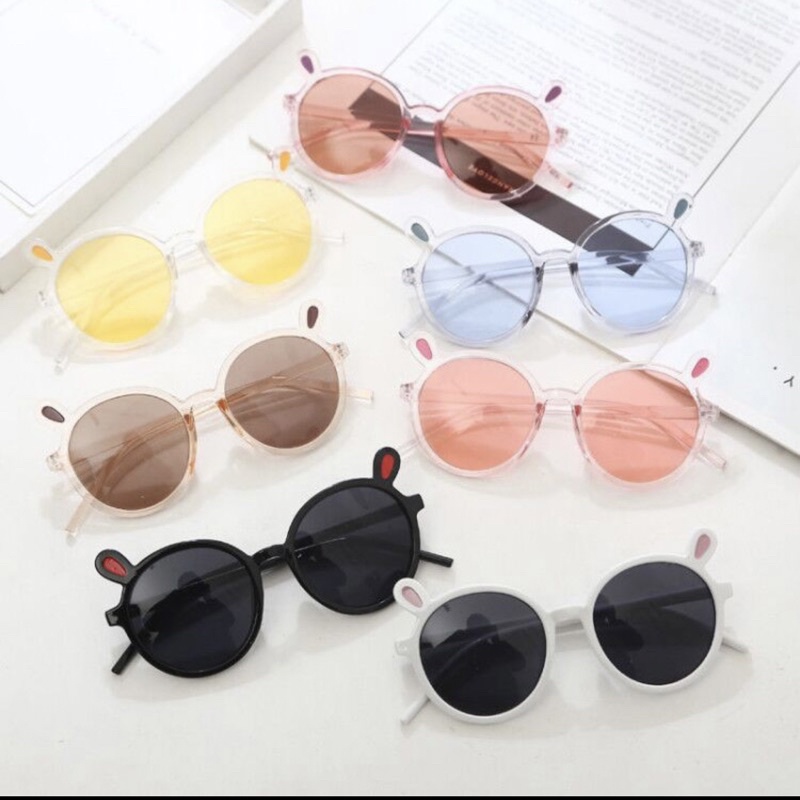 kacamata anak transparan bening transparant import kucing anak dan bayi-5