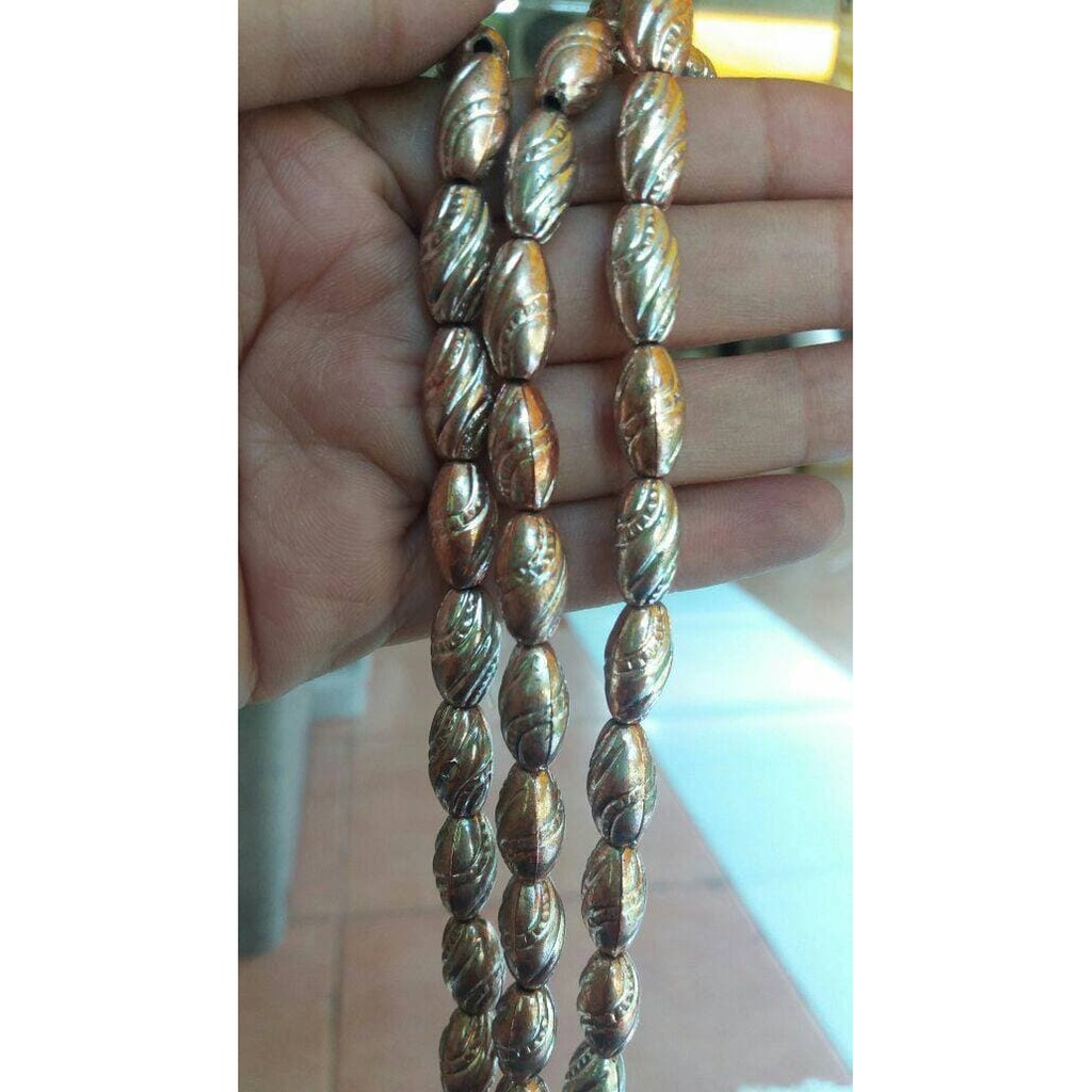 

Unik Manik Manik Plastik Oval Printir Warna Tembaga ( 1 renteng) ( DAS )