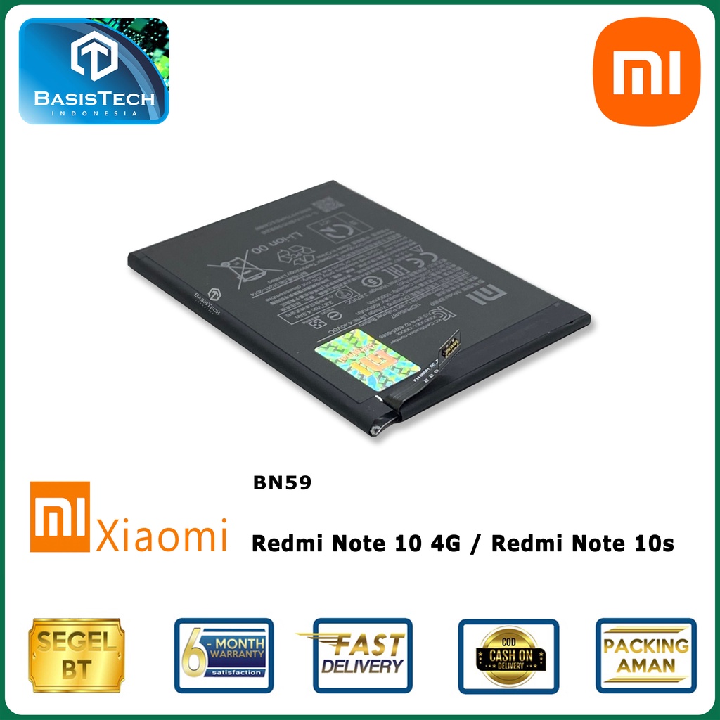 BATERAI XIAOMI REDMI NOTE 10 4G REDMI NOTE 10s - BN59 - ORI99