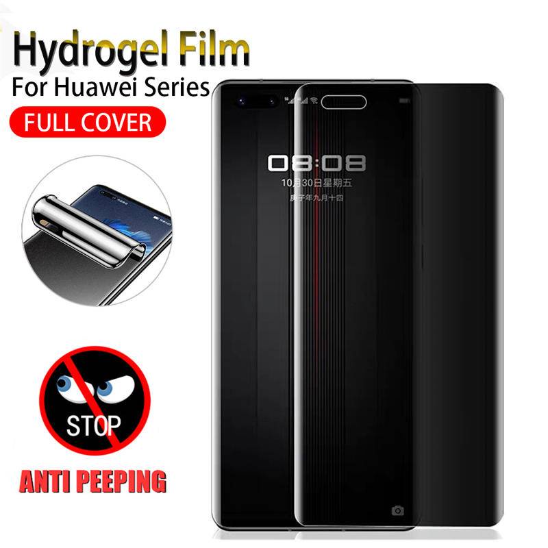 Film Pelindung Layar Hydrogel Anti Intip Untuk Huawei Honor 20 50 60 70 9X Pro 30 Pro Plus Honor 10 20 Lite 20S 20i 50SE 60SE