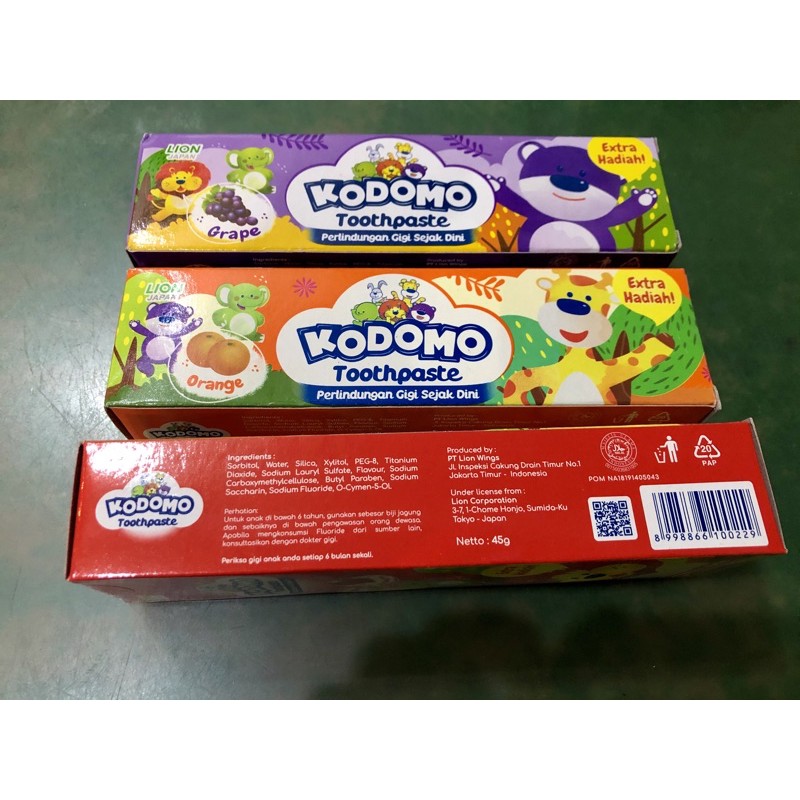 KODOMO Pasta Gigi Anak 45 gram