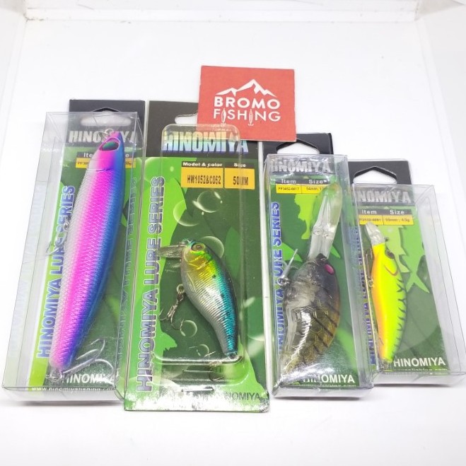 Lure Set HINOMIYA 1 / umpan minnow spoon soft lure