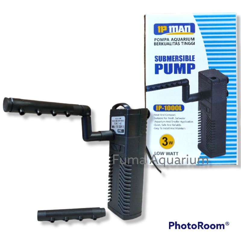 Internal Filter IPMAN IP-1000L Mini Filter Aquarium Aquascape Pompa Mini Pompa Kecil