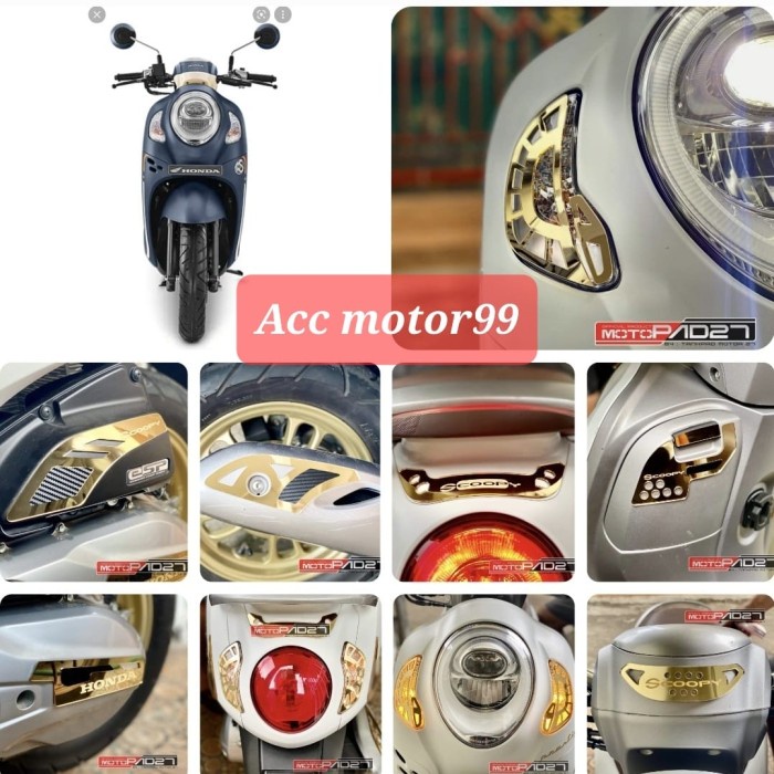 Motopad27 garnish honda scoopy 2020 2021 2022