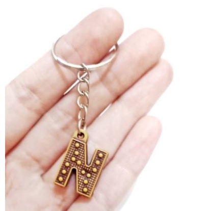 Gantungan Kunci Inisial Etnik | ethnic Initial Key Chain