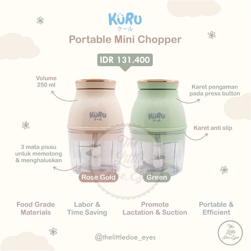 Kuru Portable Mini Chopper