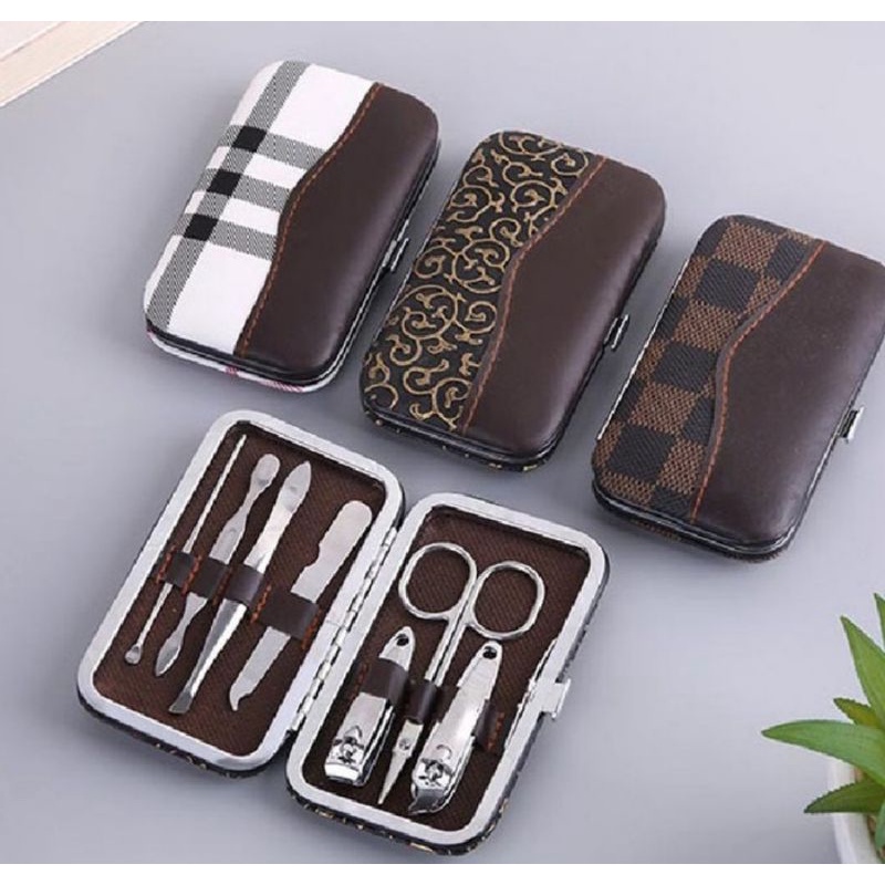 Gunting Kuku Set Alat Manicure Menicure Pedicure Gunting Kuku Menipedi 7in1
