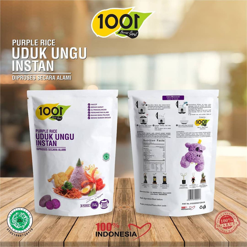 

1001 Nasuwa Nasi Uduk Ungu 250 Gr