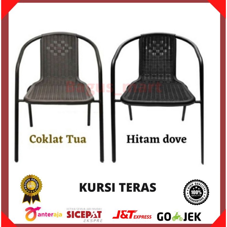 Kursi Teras/Kursi Ruang Tamu/Kursi Besi/Kursi Anyaman/Kursi Outdoor,Indoor/Kursi Taman