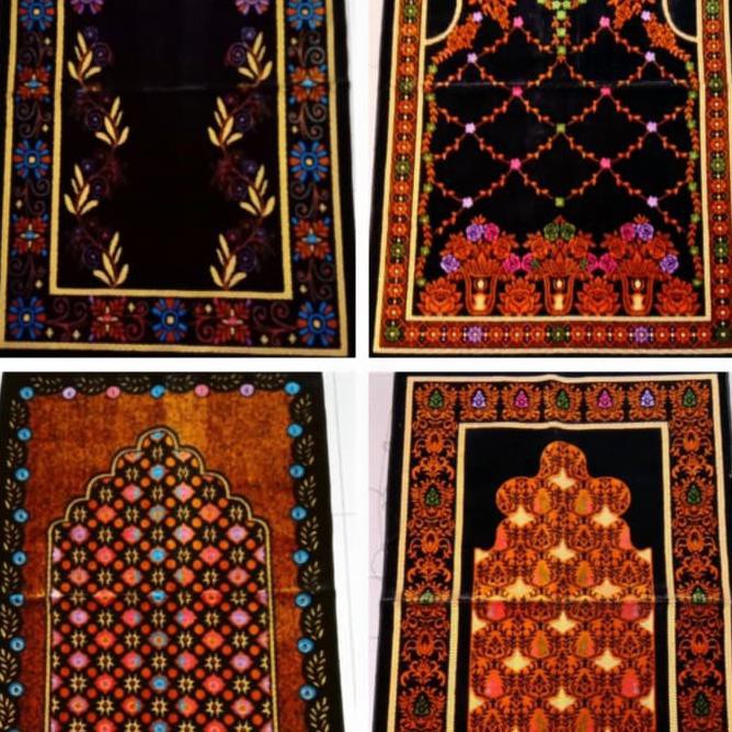 Sajadah Turki Alif Gold Spigel