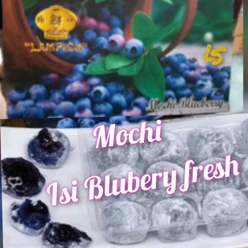 

mochi bluberi kue mochi bluberry