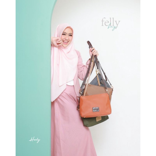 Ready HODY / FELLY BAG by Hody, siap kirim! /tas selempang wanita nylon premium