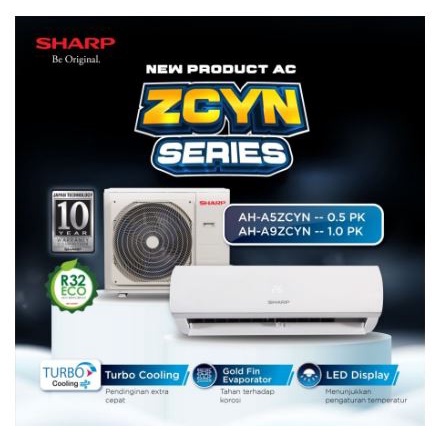 AC SHARP AH-A5ZCY/5ZEY 1/2PK A5ZCY/5ZEY 0,5PK 5ZCY (Depok dan sekitarnya)