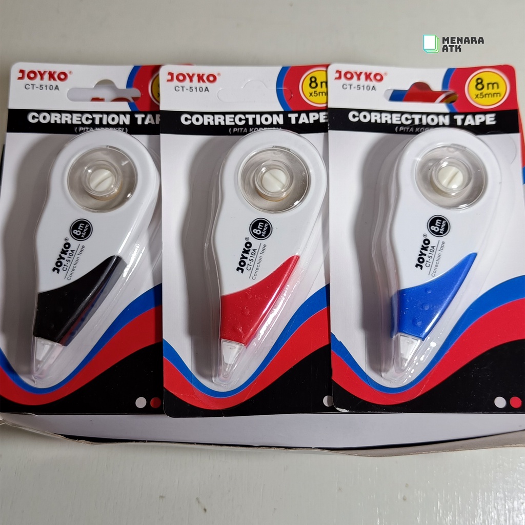 

Joyko Tipe X Correction Tape CT-510A 5mmx8M (12PCS)