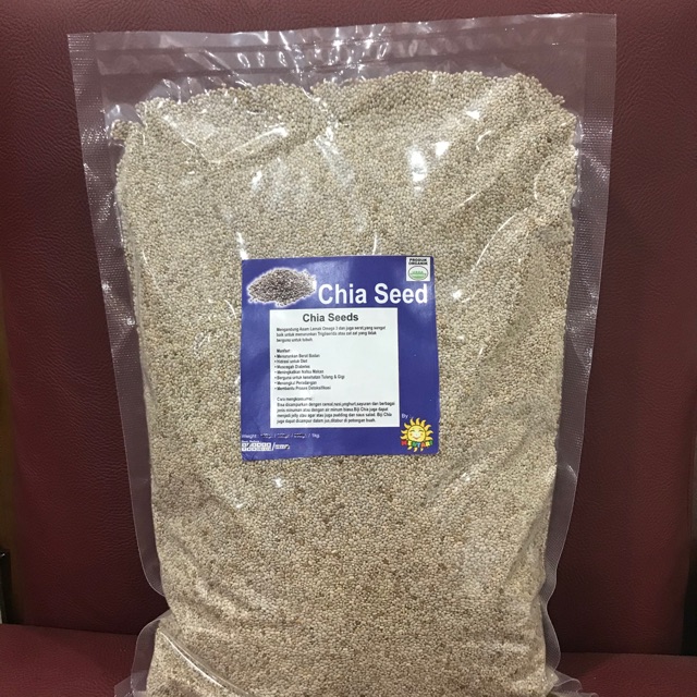 

Organic White Chia Seed Mexico 1kg / Chia seed PUTIH