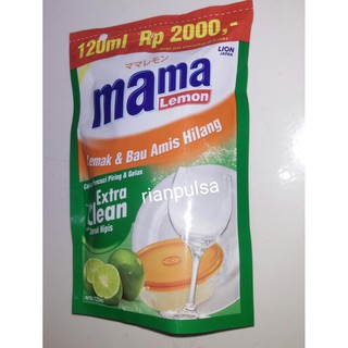 J   ual Sunlight Mama Lemon Extra Clean Lemak Bau Sabun Cairan Pembersih