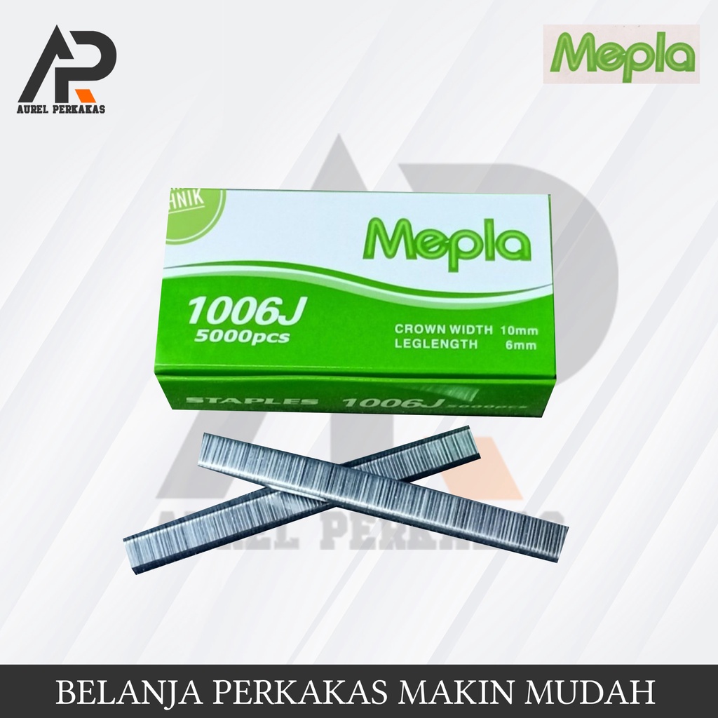 

MEPLA isi paku staples 1006j 6mm /isi paku staples angin