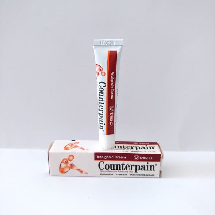 COUNTERPAIN 30 Gr Krim Nyeri Otot Sendi Keseleo Terkilir Cream Salep Analgesic Pegal Linu Encok