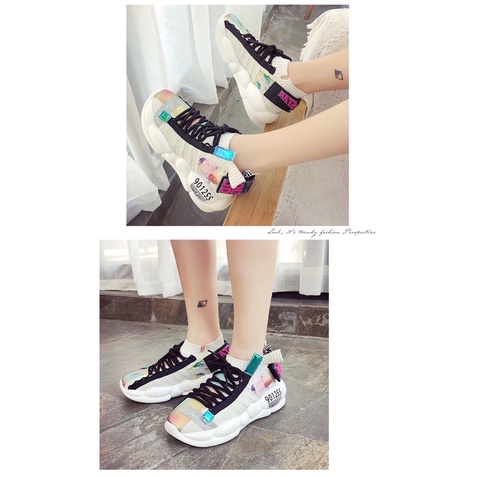 1001 IMPORT SEPATU SNEAKERS WANITA SPORT MERMAID !!! 3 WARNA